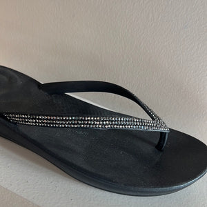 Zwarte aansteker fitflop