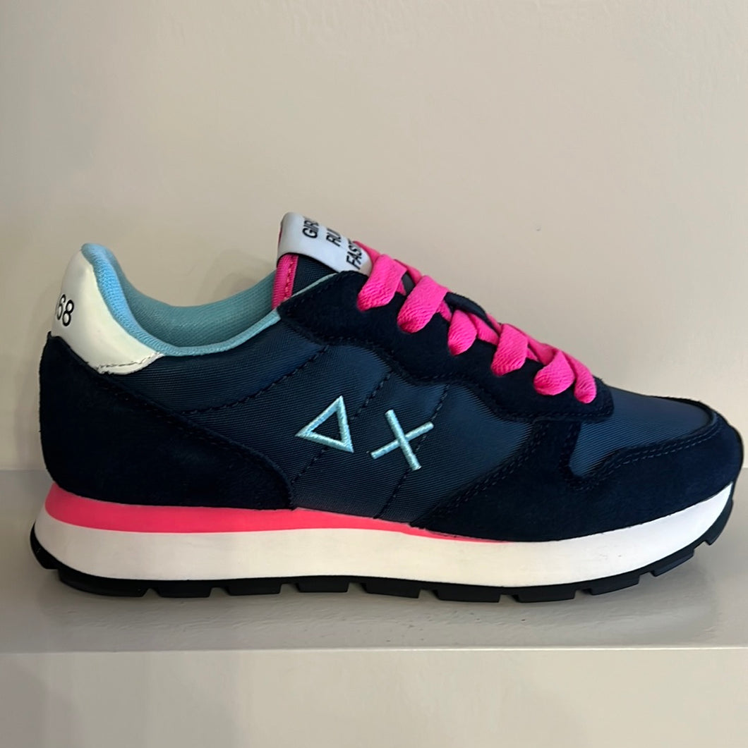 Blauwe sneaker