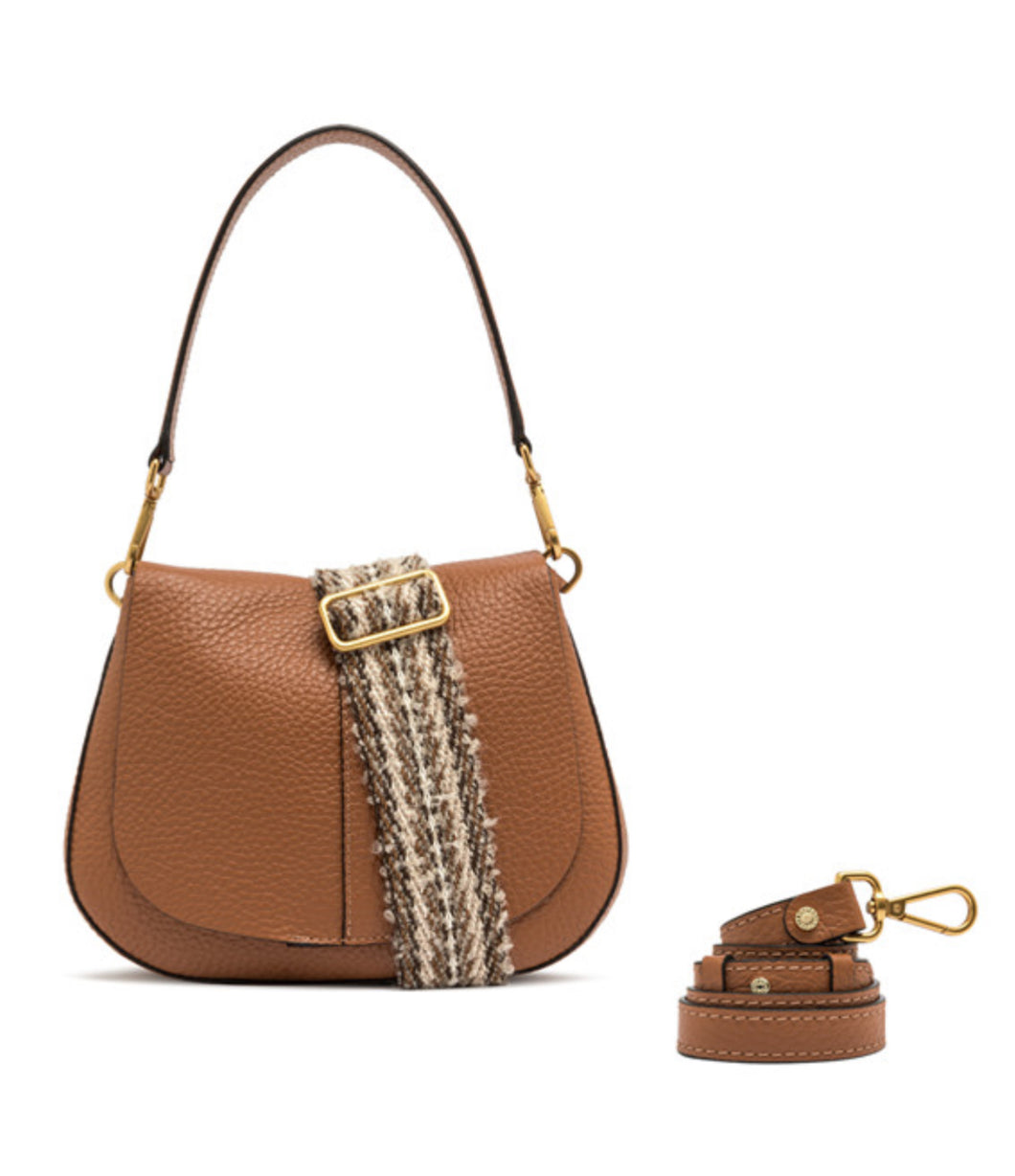 HELENA ROUND CUOIO